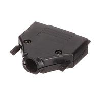 NorComp 970-025-010R011 Strain Relief Backshell 25P TOP ENTRY BLACK PLASTIC