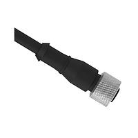 Banner Engineering MQDC1-515 Sensor Cables / Actuator Cables Cordset: Single Ended A-Code M12; 5-pin Straight Female Connector; 5 m (16.4 ft) Black PVC Jacket; Nickel-Plated Brass Coupling Nut