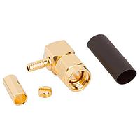 Amphenol RF 901-10028-RFX Connectors R/A PLUG GOLD RG-174