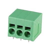 Same Sky (formerly CUI Devices) TBL-0021-500-16GR Fixed Terminal Blocks 16 Poles, Screwless, Horizontal, 5.0 Pitch, 24-12 (AWG), Terminal Block