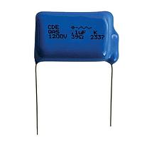 Cornell Dubilier (CDE) QAS104K122D039 Snubber Film Capacitors 0.1uF, 1200VDC, 40.6x16.3x26.4mm, 39Ohms