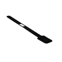 HellermannTyton GT.50X80P2W Hook and Loop Ties Grip Tie with White Write-On Area, 8.0" x .5", PA6/PP, Black, 10/pkg