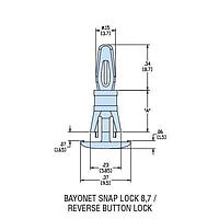 Heyco 10362F PCB Support HLCBSC2-07 V-0 NATURAL