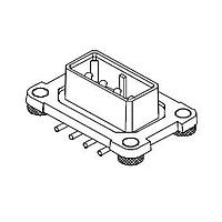 JAE Electronics JN4AT04NJ1-R Connectors 4P Panel Mt Recept Angle Thru Hole