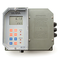 Hanna HI21211-2 Wall Mounted pH Digital Controller with Dual Setpoint and Matching Pin