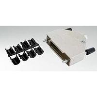 Amphenol CONEC 165X02649X EMI/RFI Shielded Backshell DSUB MET HOOD9-37POS STR ENTRY JK SCRWS