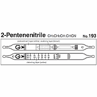 Gastec 193 Quick-measuring Detector tubes 2-Pentenenitrile CH3CH2CH:CHCN (0.5~15ppm)