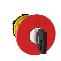 SCHNEIDER ZB5AS944D Pushbutton Switches Trigger Action Key Release Red 40 mm