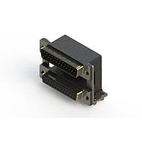 EDAC 663-025-664-048 Dual Port D-Sub Connectors Right-angle Dual Port D-Sub Connector
