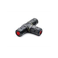 Amphenol LTW SC-L-ULT2-05-RD Standard Circular Connector Cable Joiner, FICX ULT2, Plastic, 10A, 05 pins, Screw Thread, Screw-in, Field Installable, F10.6 - F12.5mm, IP68