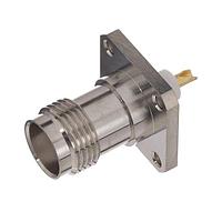 Radiall R143404000 Panel Receptacles TNC / SQUARE FLANGE JACK RECEPTACLE WITH SOLDER POT CONTACT