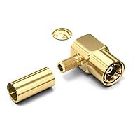 Wurth Elektronik 61636021110620 Cable Connectors WR-SMB 1000V 50Ohms Cable Rt Angle Plug