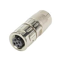 HARTING 21038812405 Straight M12 SLIM FEMALE CRIMP 4 POL D COD