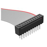 Samtec HCMD-30-T-06.00-01-G IDC .100" Double Row IDC Ribbon Cable Assembly, Terminal