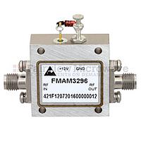 Fairview FMAM3296 3.5 dB NF, 12 GHz to 18 GHz, Low Noise Broadband Amplifier with 13 dBm, 18 dB Gain and SMA
