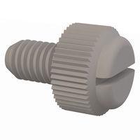 Essentra Components 50M060100T010 Slotted Thumb Slotted Thumb Screw, M6 X 1 Thread, 10mm Lg