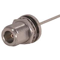 HUBER+SUHNER 24_N-50-3-14/133_NY Connectors N straight bulkhead cable jack(f)