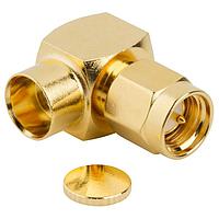 Amphenol RF 132344 Connectors SMA RIGHT ANGLE PLG SOLDER .250 SEMI RIG