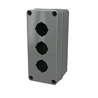 Bud Industries PBB-11835-3 Pushbutton Enclosures Polycarbonate Three Push Button Box (7.1 X 3.2 X 3.4 In)