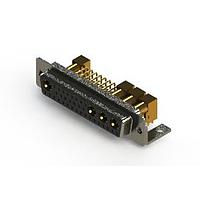 EDAC 630-36W4240-5TC Mixed Contact D-Sub Connectors Right-angle Power Combo D-Sub Connector