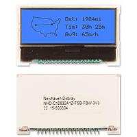 Newhaven Display NHD-C12832A1Z-FSB-FBW-3V3 Graphic LCD Modules FSTN+ Blue 128x32 3V