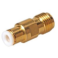 HUBER+SUHNER 33_MBX-SMA-50-1/111_NE RF Adapters - Between Series MBX plug(m) to SMA jack(f)