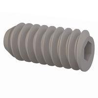 Essentra Components 010440T025 Machine Screw Set Screw, Socket Head, #4-40 Thread, 1/4 Lg