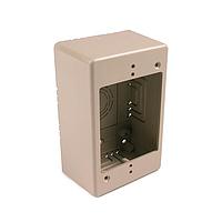 HellermannTyton TSRI-JB2 Wire Ducting & Raceways Single Gang Junction Box, 2" Deep, PVC, Ivory, 1/bg