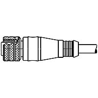 Molex 1200652213 Sensor Cables / Actuator Cables MIC 4P FP 1M 22/4 PVC GRAY PLTC