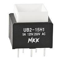 NKK Switches UB215SKW035D Pushbutton Switches SPDT ON(ON) AMBER LED PC BODY ONLY 6A