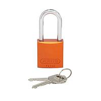 Panduit PSL-7OR-LS Wire Ducting & Raceways Aluminum Body Padlock, Long Shackle, Ora