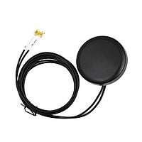 Quectel YWL00A0AA Antennas Ext,COMBO,4G+4G DIV 2in1,1500mm,SMA Male,4G: 700 960 MHz; 1710 2690MHz;4G DIV: 700 960MHz; 1710 2690 MHz,F 81 *14.5,Black,RG174,= -9.8dB