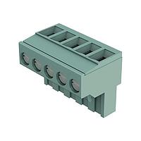 HARTING 14310916402000 Pluggable Terminal Blocks har-flexicon, 9pin female, horizontal, w/ screw termination - 30-12AWG, 15Amps, pitch 5.00mm