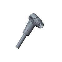 Amphenol LTW M8S-04BMMM-SR7D03 Sensor Cables / Actuator Cables M8 Circular Metric Connector, A Code, Metal, 3A, 04 pins, Male Connector, Male Contact, Right Angle, Screw Thread, Overmolded, Length 3000mm, IP67 Mated