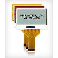Displaytech 64128LX FC BW-RGB LCD Graphic Displays 128X64 FSTN FPC Interface RGB Backlight