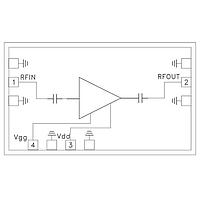 Analog Devices HMC-ALH482-SX Low Noise Amplifiers GaAs HEMT WBand lo Noise amp, 2 - 22 GHz