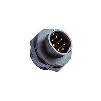 Amphenol LTW 1BD-03RMMS-LC7001 Standard Circular Connector Ceres, Standard Size, Plastic, 5A, 03 pins, Male Connector, Male Contact, Circular, 2 Points Lock, Solder, Receptacle, IP67