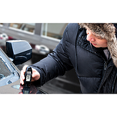 Can a car paint thickness gauge detect if a vehicle has been in a collision?