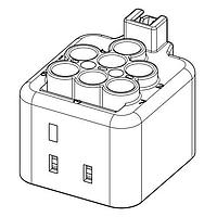Aptiv 33500260 Automotive Connectors 6.3 7WF SLD RELAY SOCKET