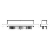 AMP Connectors - TE Connectivity 749085-9 Micro-D D-Sub Connectors 100 50SR VRT PLUG ASSY