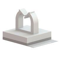 Essentra Components MWSEB-1-19A-RT Cable Mounting & Accessories Micro Wire Saddle,Adh Mnt,Natural