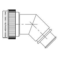Raychem - TE Connectivity R85049/89-9N03 Band Lock Adapters 45DEG BACKSHELL SZ 9 SELF-LOCKING BAND