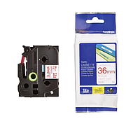 BROTHER TZe-262 36mm TZe-Tape Red on White