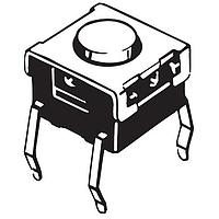 Omron Electronics B3W-1022 Miniature 0.05A 24VDC SPST Round Button