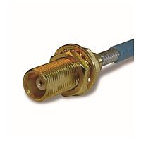 Amphenol RF 252145 Connectors MCX BULKHEAD JACK 174/316/U GOLD
