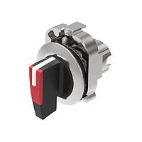 EAO 45-2828.1D20.001 Switch Actuators Selector switch actuator 2 positions red 0-main 90? long lever front/housing plastic