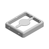 Masach Tech MS215-10F-NS EMI/RFI Shield Frame, Two-Piece 21.5 x 19.2 x 3.8mm Two-piece Drawn-Seamless RF Shield/EMI Shield FRAME (Nickel-Silver)