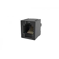 Amphenol Commercial Products RJE08166041MH Modular Connectors / Ethernet Connectors Single port Modular Jack - Vertical, Input Output Connectors  6P6C, Without Shield.