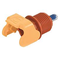 HARTING 09930011126 Housings Han S 120 Screw Mount  red M18 w/ male contact M6 (w/ unlocking protection