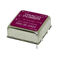 TRACO Power THN 20-4811 Isolated Product Type: DC/DC; Package Style: 1"x1"; Output Power (W): 20; Input Voltage: 36-75 VDC; Output 1 (Vdc): 5; Output 2 (Vdc): N/A; Output 3 (Vdc): N/A